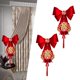 thumbnail image 4 of Hebilla de cortina de Año Nuevo, soporte de cortina con lazo rojo para decoración del Festival de Primavera Estilo B, 4 of 9