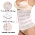 thumbnail image 3 of QRIC Waist Trainer Corset for Weight Loss Sport Workout Body Shaper Tummy Fat Burner, 3 of 6