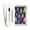 Colorful Christmas Tree, variant on Nylon Trifold Card Wallet with ID Window Zipper Pocket for Men Women Teen Various Beer Glasses