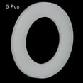 thumbnail image 3 of Uxcell Silicone Gasket 40mm OD 25mm ID 3mm Width VMQ Seal Rings Washer, White 5Pcs, 3 of 6