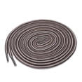 thumbnail image 1 of INSPIRE CHIC Unisex Round Rope Dual Colored Striped 1/5 Thick Boot Shoelace 120cm / 47.24" Light Gray Brown, 1 of 4