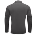 thumbnail image 5 of Men's Lightweight Turtleneck Shirts Long Sleeve Thermal Pullover Sweater Slim Fit Casual Knitted Basic Layer Tops, 5 of 8