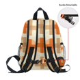thumbnail image 5 of FORMRS Kids School Backpack with Front Zippered Pocket 12" Student Travel Daypack, Beige Geometric Pattern, 5 of 6