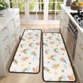 thumbnail image 4 of Kitchen Rugs Sets Of 2,Pastel Fairy Rainbow Pattern Anti Fatigue Kitchen Mat Rugs Non Slip Washable,Decorative Kitchen Floor Mats for Kitchen,Sink,Laundry,17"x47"+17"x47", 4 of 5