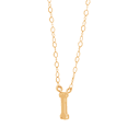 thumbnail image 2 of Women's Welry Initial 'I' Pendant Necklace in 14kt Yellow Gold, 17", 2 of 4