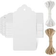 thumbnail image 1 of White Gift Tags with String, Blank 2X4 Inch Tags for Presents, 50 Pcs White 2X4 Inch, 1 of 7
