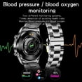 thumbnail image 3 of leyfeng Reloj inteligente Rastreador de ejercicios Pulsera Presión arterial Monitor de oxígeno en sangre Banda deportiva inteligente Frecuencia cardíaca, 3 of 8