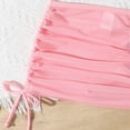 thumbnail image 5 of TOWED22 Girls Swimsuit 3PCS Bikini Sets,Adjustable Shoulder Strap Bathing Suits 5-14Y Girls' Swimwear with Cover Up Skirt Pink,11-12 Y, 5 of 6