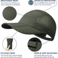thumbnail image 2 of GADIEMKENSD Mens Folding Outdoor Hat Long Brim UPF 50+ Sun Protection, 2 of 6