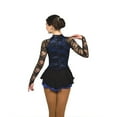 thumbnail image 2 of Jerry's Figure Skating Dress - 81 Onyx On Iris, 2 of 3