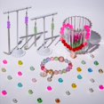 thumbnail image 3 of Kit de fabricación de pulseras con perlas de vidrio XSEINO, alrededor de 7200 piezas, 6 mm, 3 of 6