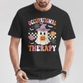 thumbnail image 2 of Groovy Occupational Therapy Halloween OT Ghost T-Shirt - Funny Retro Spooky Season Apparel for Therapists - Cute Healthcare Professional Gift Tee, 2 of 3