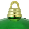 thumbnail image 2 of Northlight 12" Shatterproof Shiny Size Christmas Ball Ornament - Green, 2 of 3