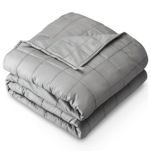 Bare Home 17 lb Weighted Blanket for Adults, 60" x 80", Gray