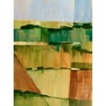thumbnail image 2 of Harper, Ethan 25x32 White Modern Wood Framed Museum Art Print Titled - Pasture Abstract II, 2 of 4