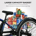 thumbnail image 6 of MOPHOTO 24" Adult Mountain Tricycle, 7 Speed 3 Wheel Cruiser Bicycle,Adult Tricycle,Exercise Women's Trike, Rear Storage Basket,Exercise Men's Women's Tricycles, 6 of 11