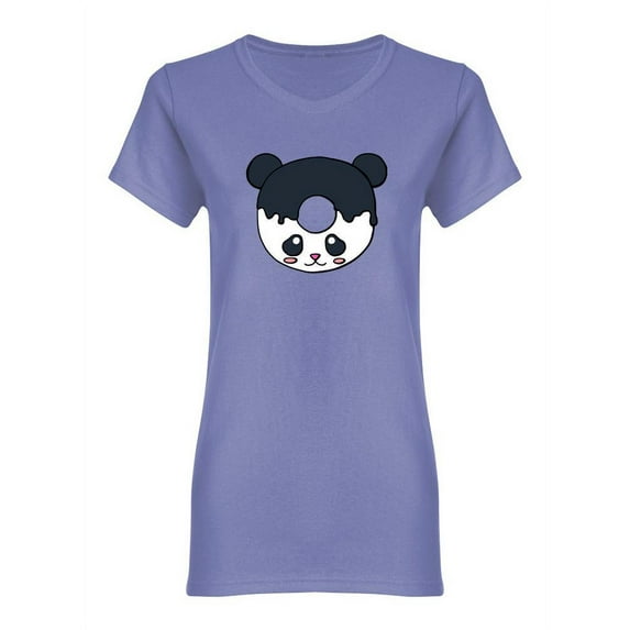 Panda Donut Shaped T-Shirt Women -Image by Shutterstock, Female x-Large