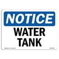 thumbnail image 1 of SignMission OS-NS-A-1218-L-18986 12 x 18 in. OSHA Notice Sign - Water Tank, 1 of 1