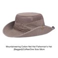 thumbnail image 4 of pitrice Femmes Pêcheur Chapeau Voyage Camping Bord Cap Réglable Large Bord Cap avec Corde Dames Mode Conception Simple Seau Chapeaux Café, 4 of 9