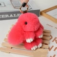 thumbnail image 1 of TopLLC Rabbit Costume Cute Rabbit Pendant Car Keychain Bag Accessories Soft Rabbit Velvet Ball Pendant Handmade Soft Rabbit Velvet Ball Pendant, 1 of 4