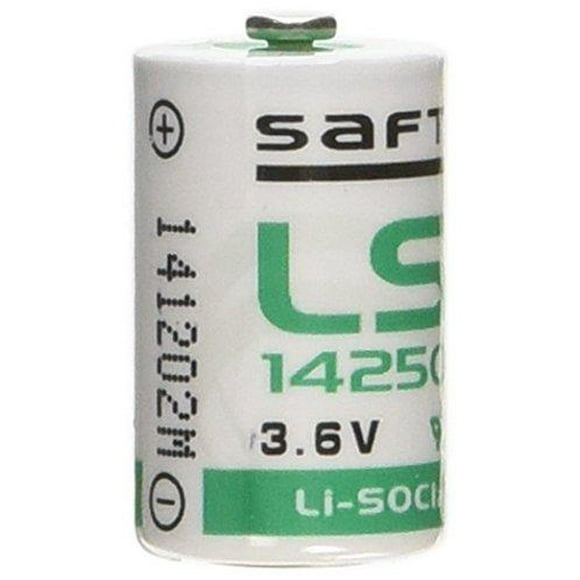 Saft LS14250 5 Pack Lithium 3.6V Batteries