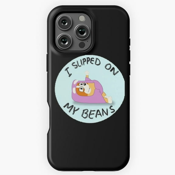 Blueys I Slipped On My Beans Funny TV Phone Case for iPhone 11 12 13 14 15 16 17 Pro Max