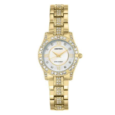 Women's Gold-Tone Crystal Dress Watch (Best Ladies Dress Watches)