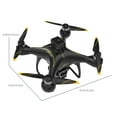 thumbnail image 3 of MXTPOV Drone with HD Camera, 2.4G WiFi FPV Drone with Cool LED Lights, Brushless Motor Drone with Altitude Hold Obstacle Avoidance, Foldable RC Quadcopter Drone, 3 of 9
