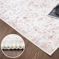thumbnail image 7 of HOMERRY 10' x 13' Area Rug for Living Room Washable Indoor Bedroom Vintage Floral Carpet for Room Decor, Pink, 7 of 7