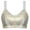 White, variant on Wingslove Women's High Impact Racerback Bra Wireless Full Coverage Push Up Sports Bra Cross Back Adjustable Exercise BraGold Black 32C