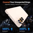 thumbnail image 2 of CASEFIV for Samsung Galaxy S26 Plus Camera Lens Protector Tempered Glass Camera Cover,9H Hardness Aluminum Metal Lens Film,Anti-Scratch Strong Stickiness Case Friendly,1 Pack Gold, 2 of 8