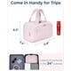 thumbnail image 3 of Bolsa de cosméticos de viaje resistente a la humedad Bolsa de cosméticos de viaje resistente a la humedad, gran capacidad, amplia apertura, 0,6 lb, ligera, para mujeres que viajan, artículos de aseo, 3 of 6