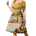 thumbnail image 2 of Travel Finland Line Poster Sleeveless Dress dress for woman summer dress daily party dresses woman elegant women's dresses sale, 2 of 7