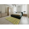 thumbnail image 4 of Ahgly Company Indoor Square Abstract Metallic Gold Abstract Area Rugs, 7' Square, 4 of 6