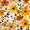 Yellow Flowers, variant on Yayeee 100% Cotton Hand Towels for Bathroom 16" x 28" Soft Absorbent Kitchen Towel, Purple Flowers