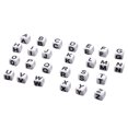 thumbnail image 2 of EeaseCA 100Pcs English Letters Beads DIY Square Beads Children Acrylic Jewelry Accessory, 2 of 7