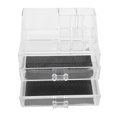 thumbnail image 1 of Cosmetics Storage Box, Two-Tier Fashionable Makeup Storage Box Set Beautiful With Drawer For Jewelry Lipstick Organizer For Jewelry Lipstick Display Holder, 1 of 8