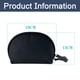 thumbnail image 3 of Bolsa de cosméticos de media luna, bolsa de maquillaje de viaje, bolsa de cosméticos impermeable portátil, 3 of 6