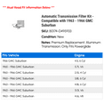 thumbnail image 2 of Automatic Transmission Filter Kit - Compatible with 1963 - 1966 GMC Suburban 1964 1965, 2 of 2