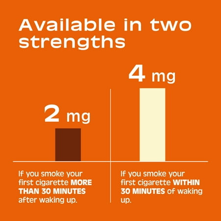 Nicorette Nicotine Gum, Stop Smoking Aids, 4 Mg, Cinnamon Surge, 100 Count