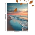 thumbnail image 3 of Qisvanset Sunset Beach Canvas Wall Art 15.75x11.81 Inches, 3 of 8