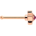 thumbnail image 3 of Body Candy Womens 20G 6mm 316L Steel Nose Ring Octogram Star Nose Stud Nose Bone 1/4, 3 of 7