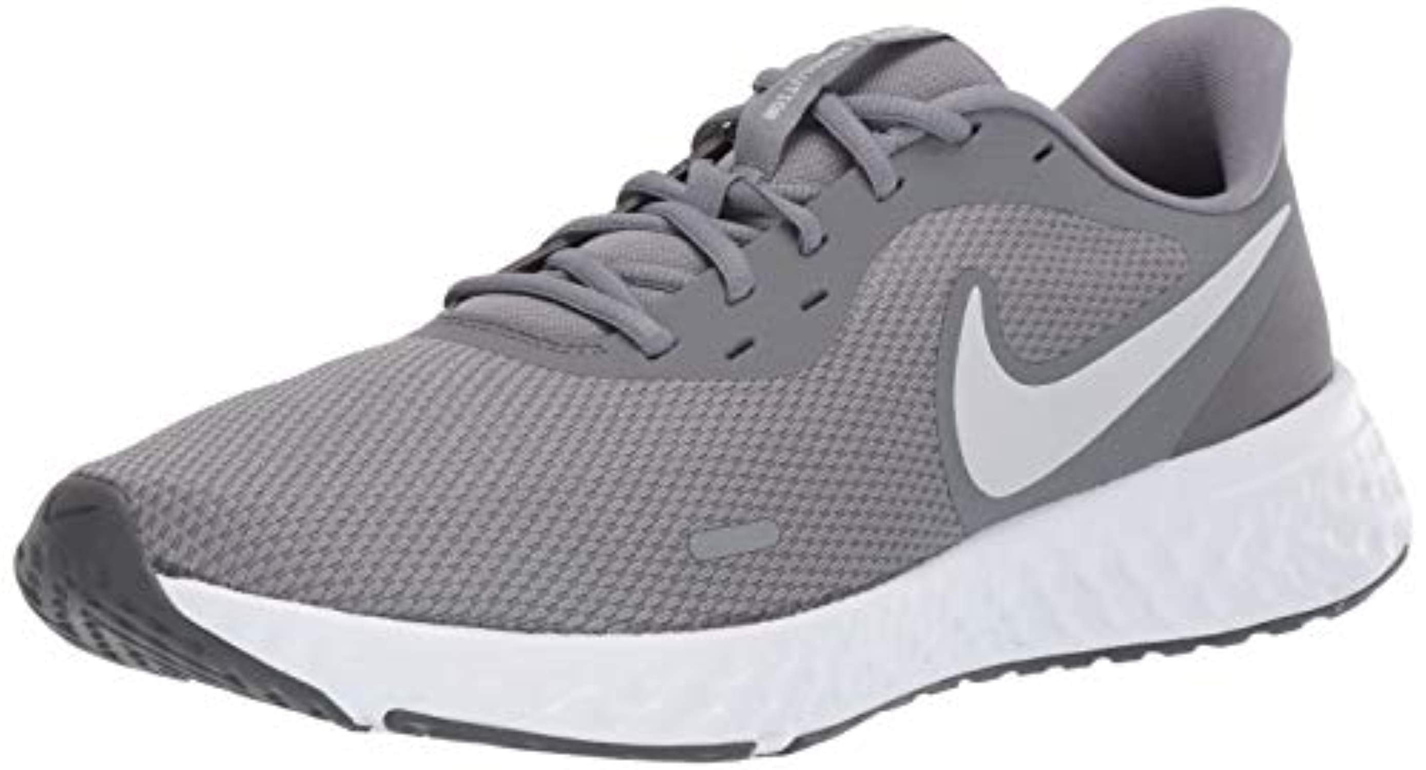 nike black and grey running shoes