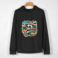 thumbnail image 2 of COMIO Men's Thrasher Hoodie Vampire Teeth Pullover Hoodie Black, 2 of 4