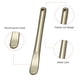 thumbnail image 4 of Espátula de Metal de 4 Uds., Mini herramienta aplicadora de cuchara de maquillaje de masaje para crema facial y de ojos, masajeador Facial, mascarilla de labios, maquillaje, 4 of 5