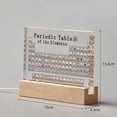 thumbnail image 3 of Ke1Clo Real Element Periodic Table Lamp, Embedded Chemical Display with Clear Symbols, High Transparent Acrylic Craftsmanship, Soft LED Lighting for Study Room Classroom Office, 3 of 7
