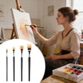 thumbnail image 3 of Comb Artist Brush Set, Rake Brushes for Painting with Wood Handle, Paintbrush for Acrylic Paint, Textured Art Paintbrush Set for Greeting Cards and Crafts 4 Pcs, 3 of 6