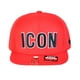 thumbnail image 1 of Gorra de béisbol ICONS roja para hombre ajustable, tamaño 57-59 cm, 1 of 1