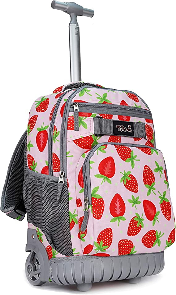 Tilami Rolling Backpack 18 inch Wheeled Laptop Backpack School College