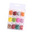 thumbnail image 1 of Keramische Nail Art Discs Soft Clay Nail Discs Craft Charms Manicure Patch Zoete Estilo B jinwen Rebanadas de arte de uñas, 1 of 6
